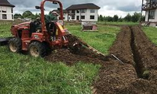 Копка траншей для водопровода в Сосновоборске: цена за метр от 947 руб.