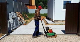 Устройство въезда на участок Сосновоборск, цена от 51544 руб.